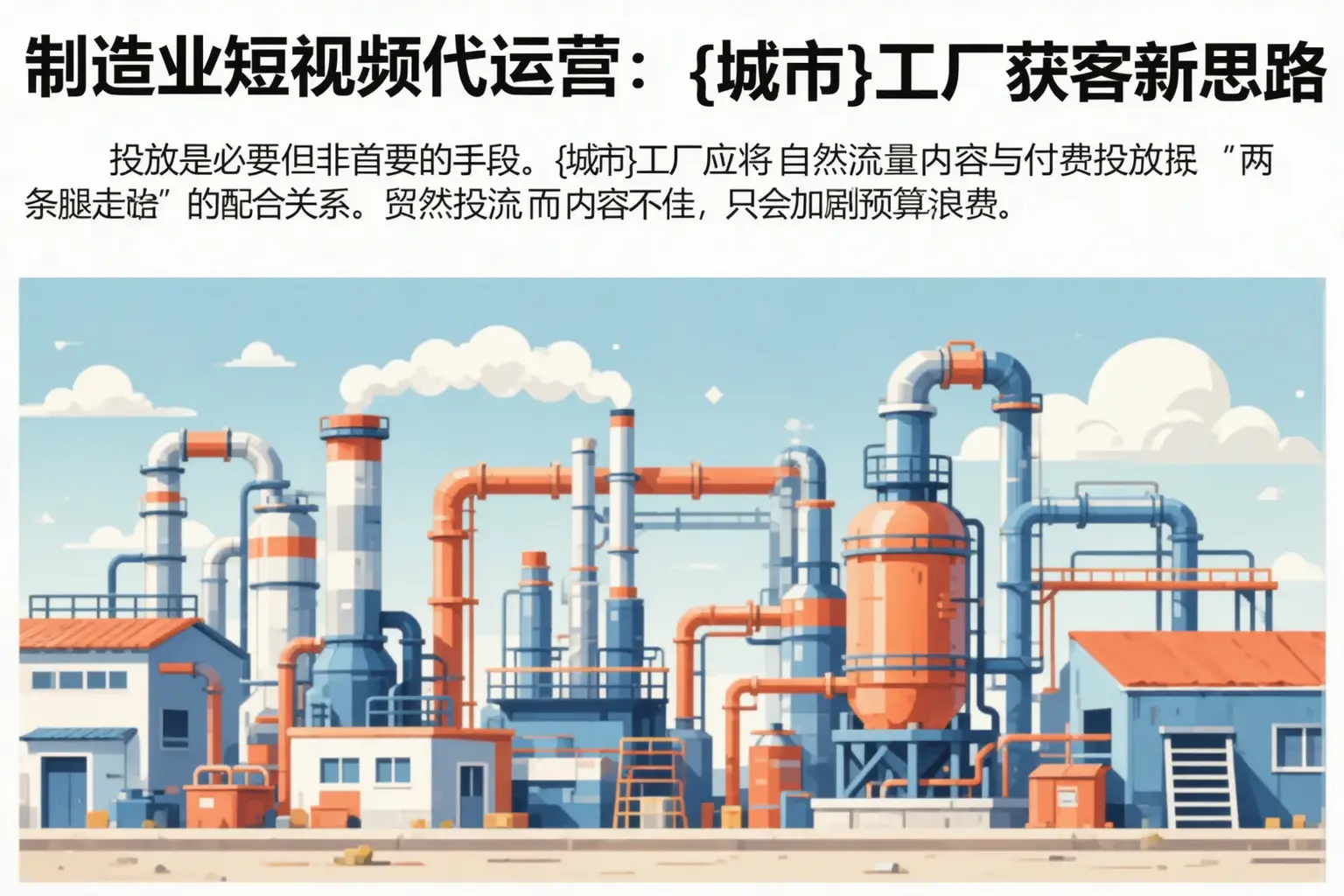 制造业短视频代运营:松江工厂获客新思路